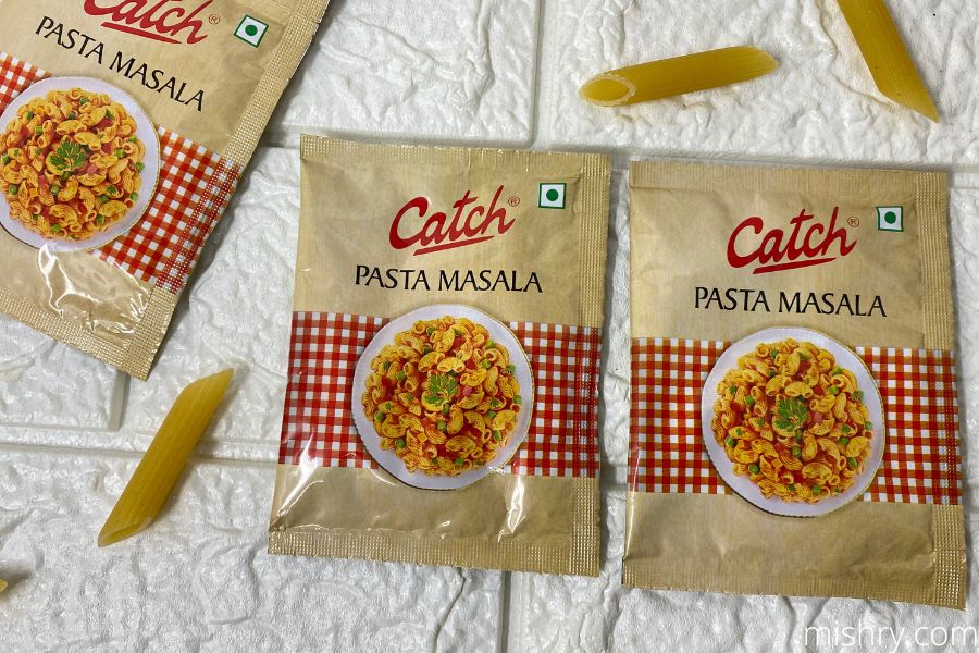 कैच पास्ता मसाला - पैकेजिंग