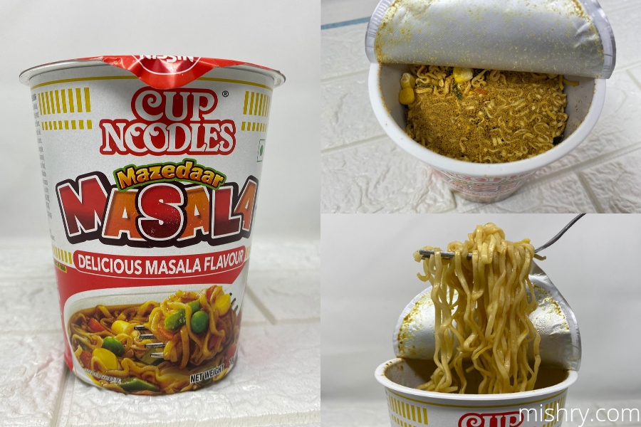 निसिन मसाला कप नूडल्स