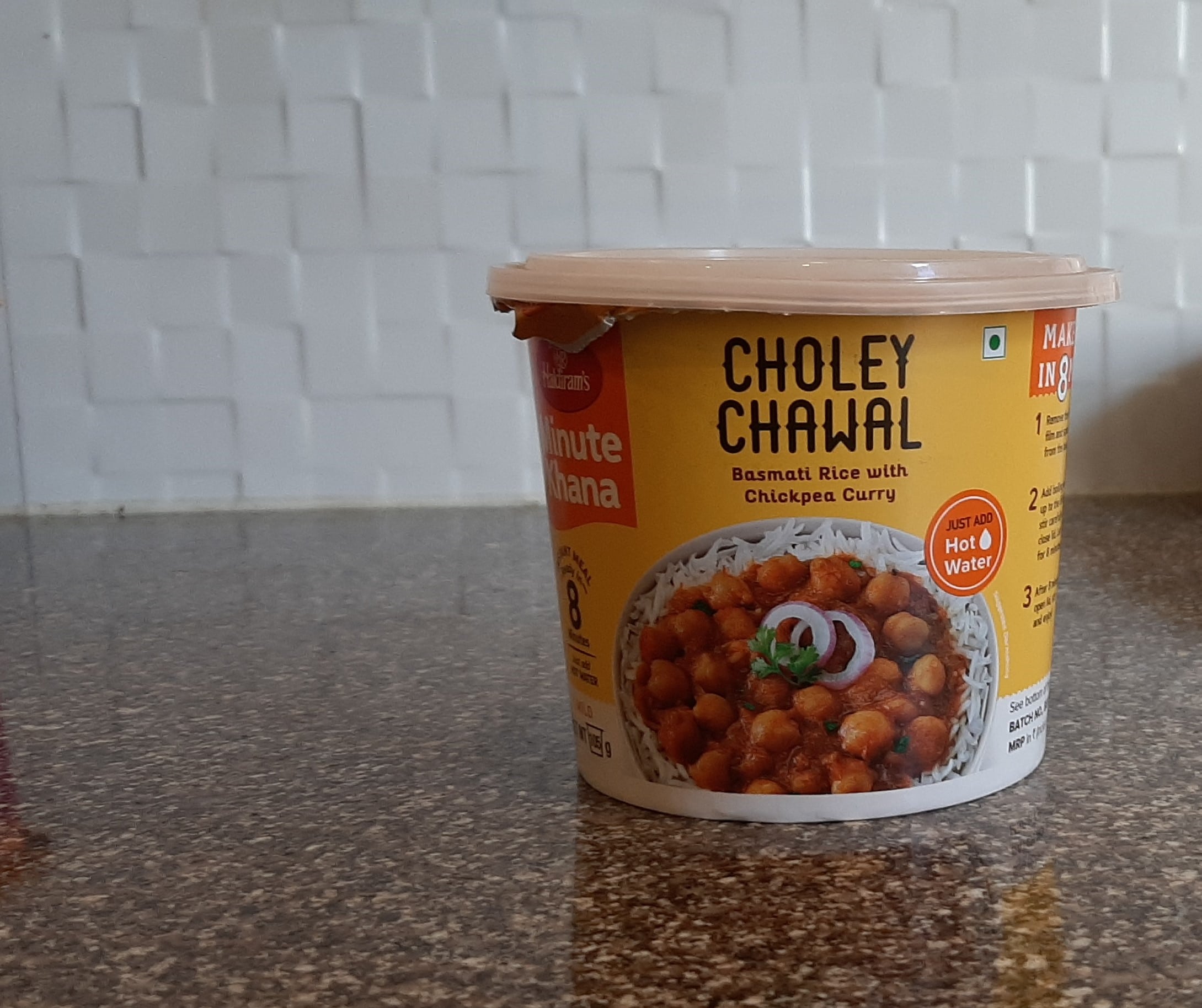 Haldiram’s Minute Khana – Choley Chawal-mishry