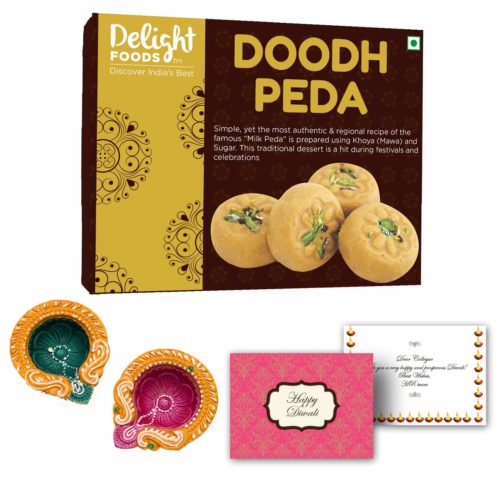 Delight Foods Fresh Indian Sweets Mathura Doodh Milk Peda