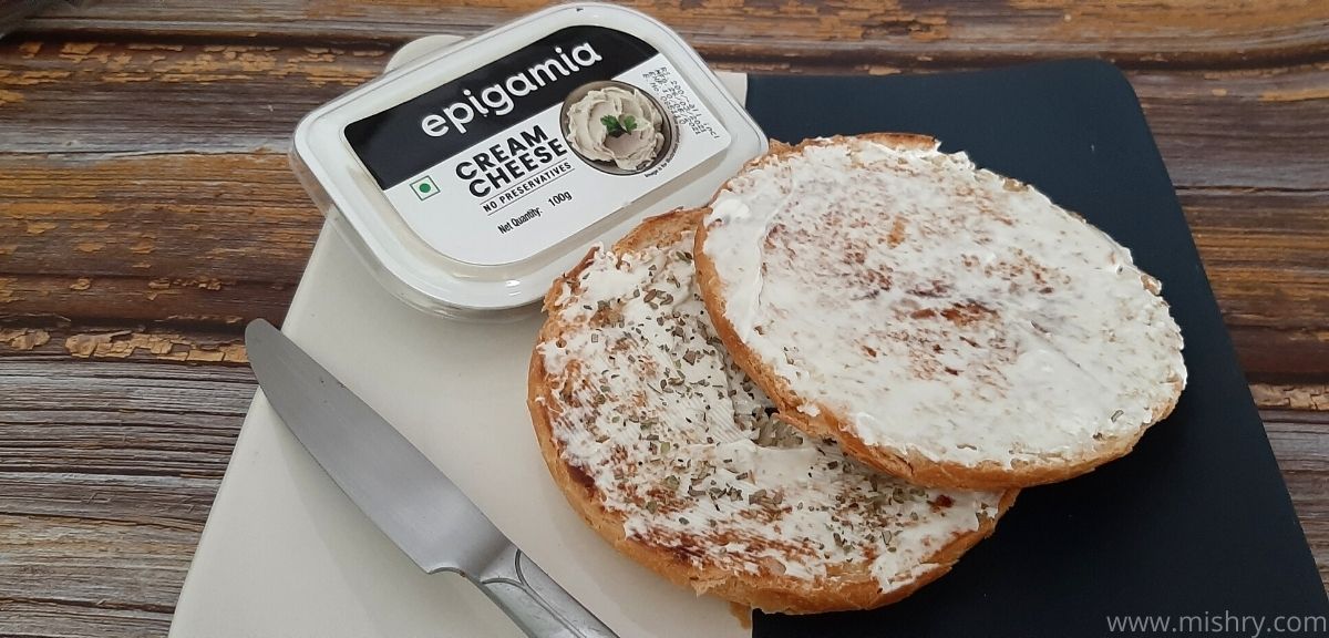 Epigamia Cream Cheese Review