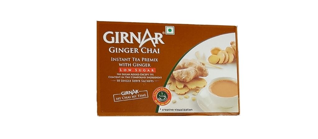 Girnar Instant Tea Premix – Ginger Chai With Low Sugar