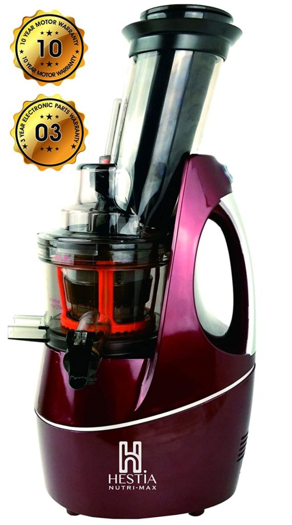 Hestia Appliances Nutri-Max Cold Press Juicer