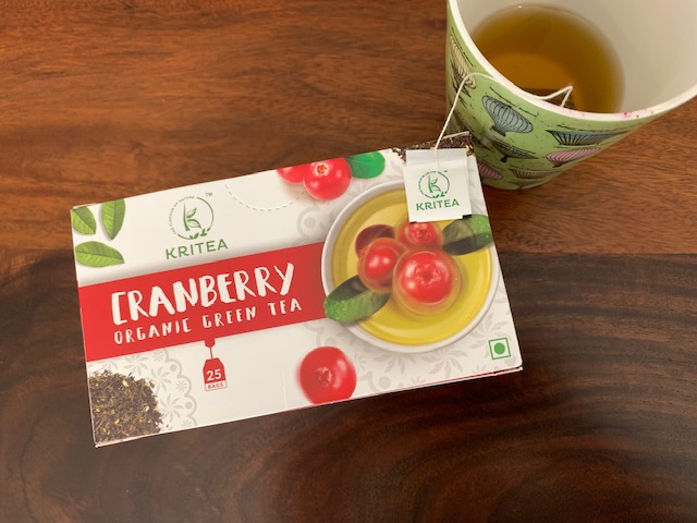 Kritea Cranberry Organic Green Tea-mishry