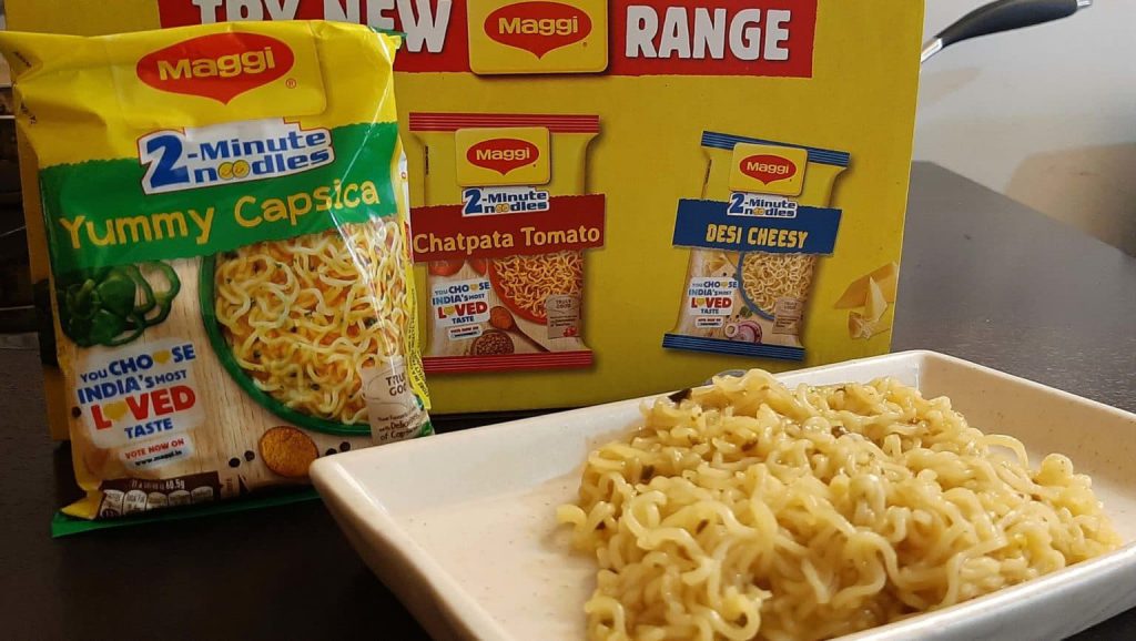 Maggi 2-Minute Noodles Yummy Capsica