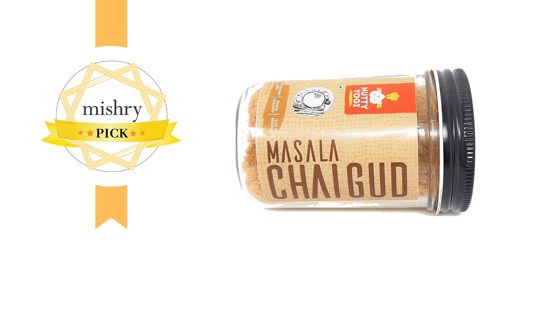 Nutty Yogi Masala Chai Gud-mishry