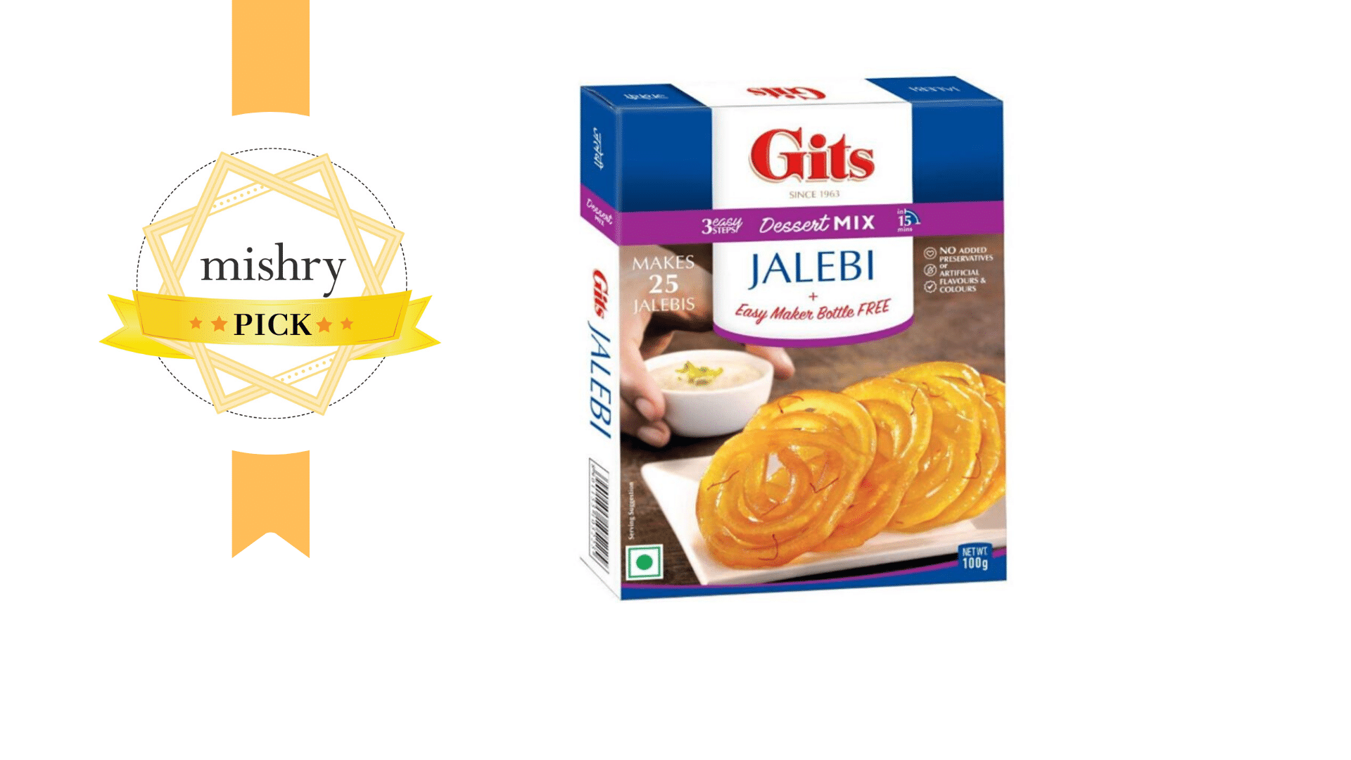 Gits Jalebi Dessert Mix-mishry