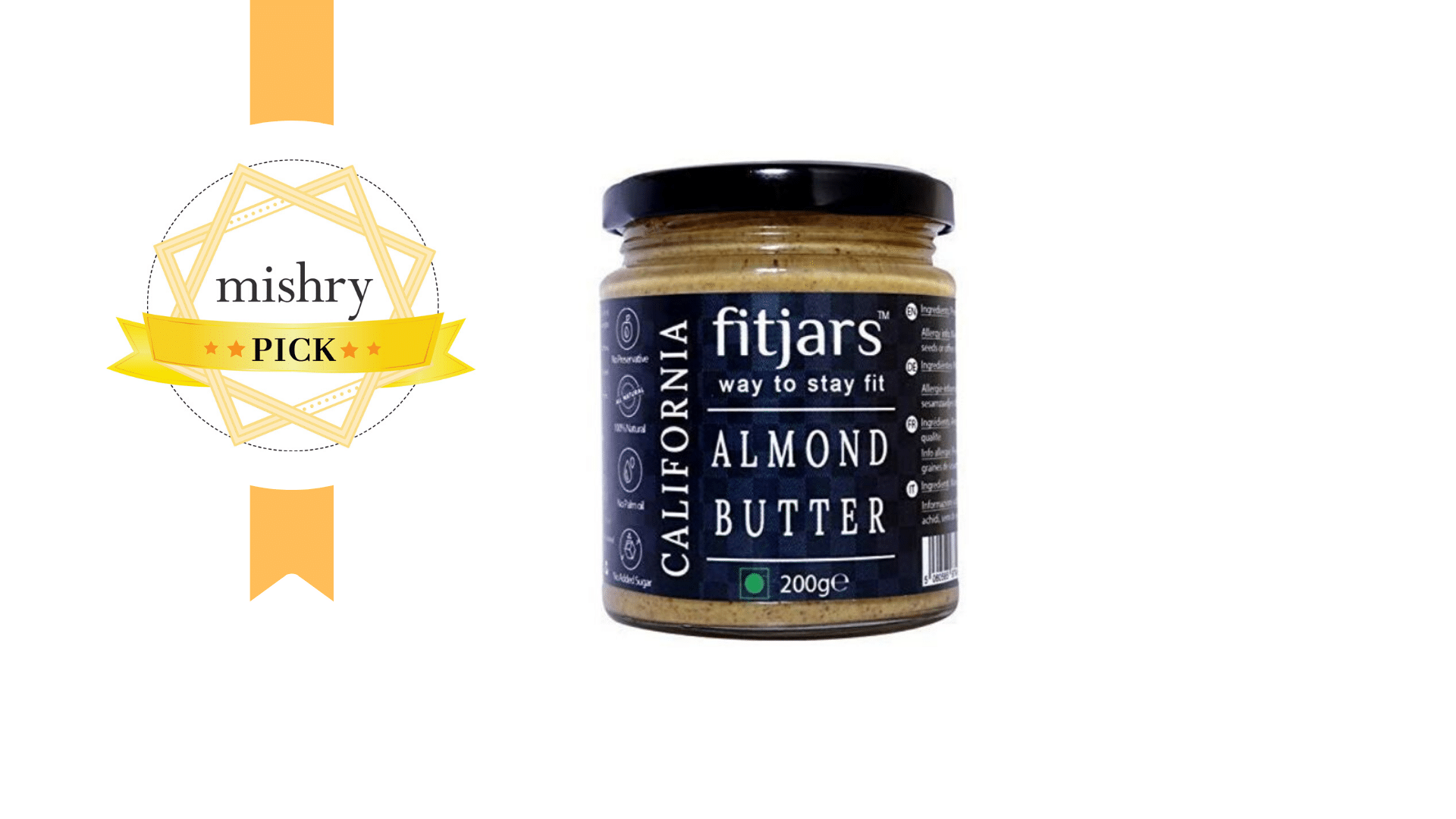 Fitjars California Almond Butter-mishry