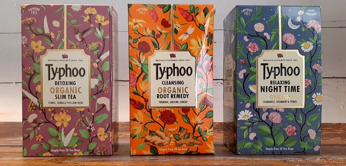 Typhoo Herbal Tea Review - 3 Flavours