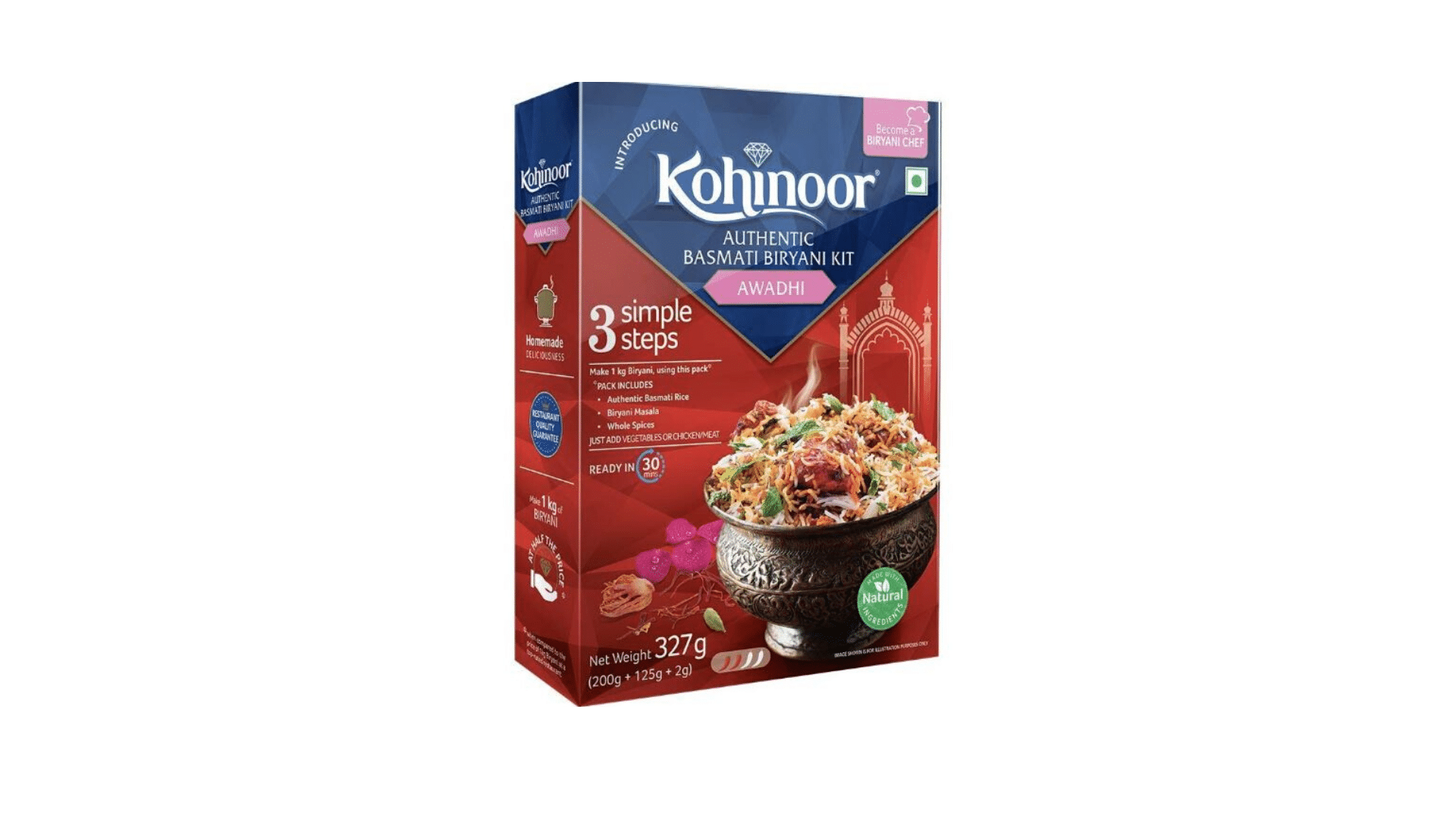 kohinoor awadhi biryani kit