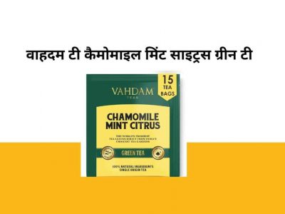 Vahdam Teas Chamomile Mint Citrus Green Tea Review