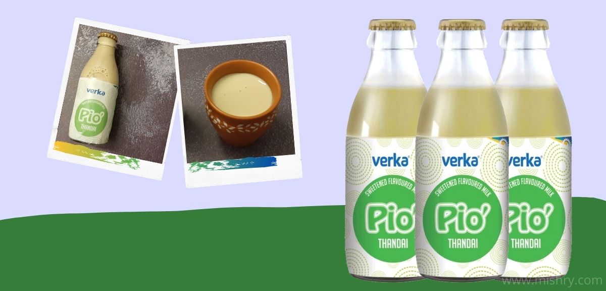 Verka Pio Thandai Flavoured Milk Review