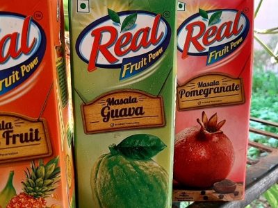 real fruit juices