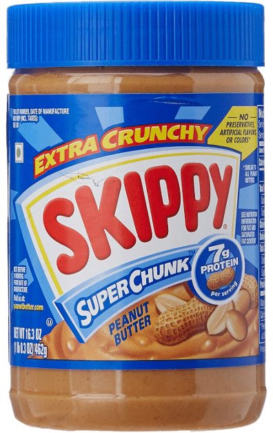 skippy-chunk peanut butter