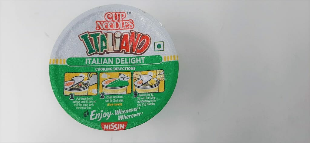 कप नूडल्स इटालियानो - पकाने की विधि
