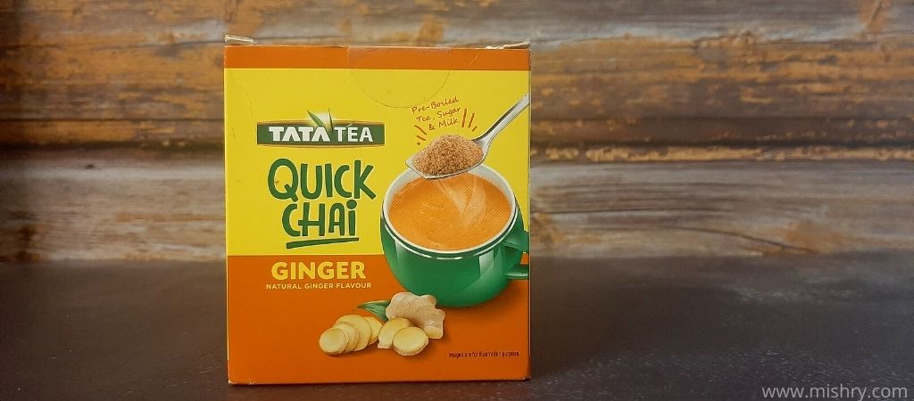 टाटा टी क्विक चाय जिंजर रिव्यू