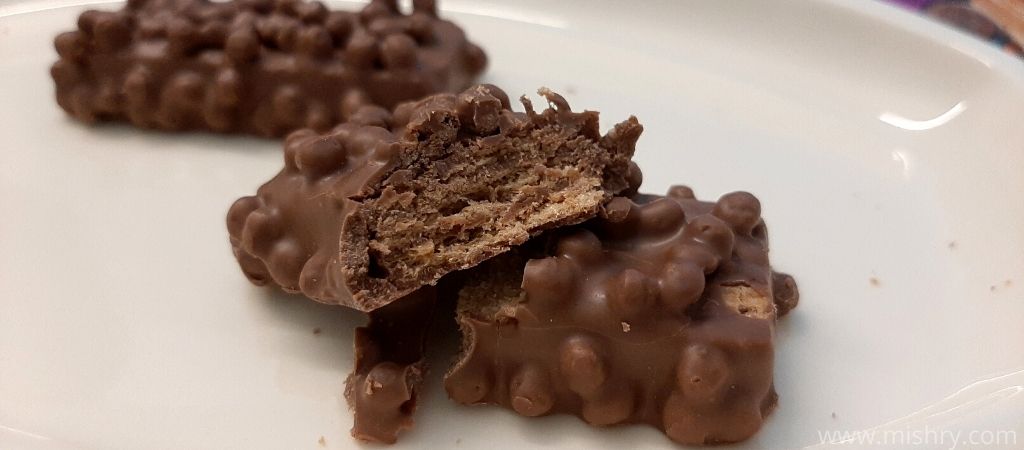 नेस्ले मंच क्रंच ओ नट्स चॉकलेट रिव्यू