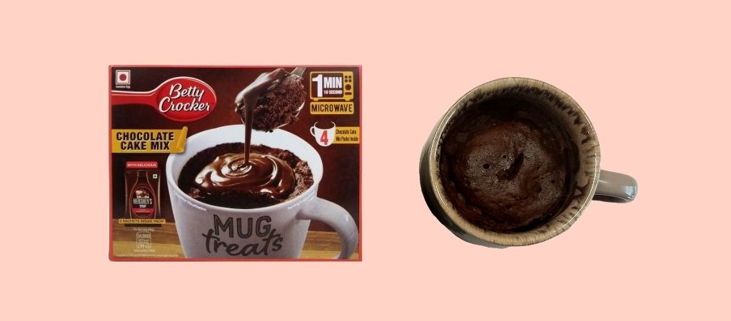 बैटी क्रोकर मग ट्रीट्स चॉकलेट केक रिव्यू