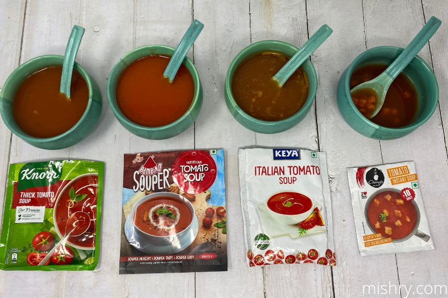 भारत में बेस्ट इंस्टेंट टोमेटो सूप ब्रांड