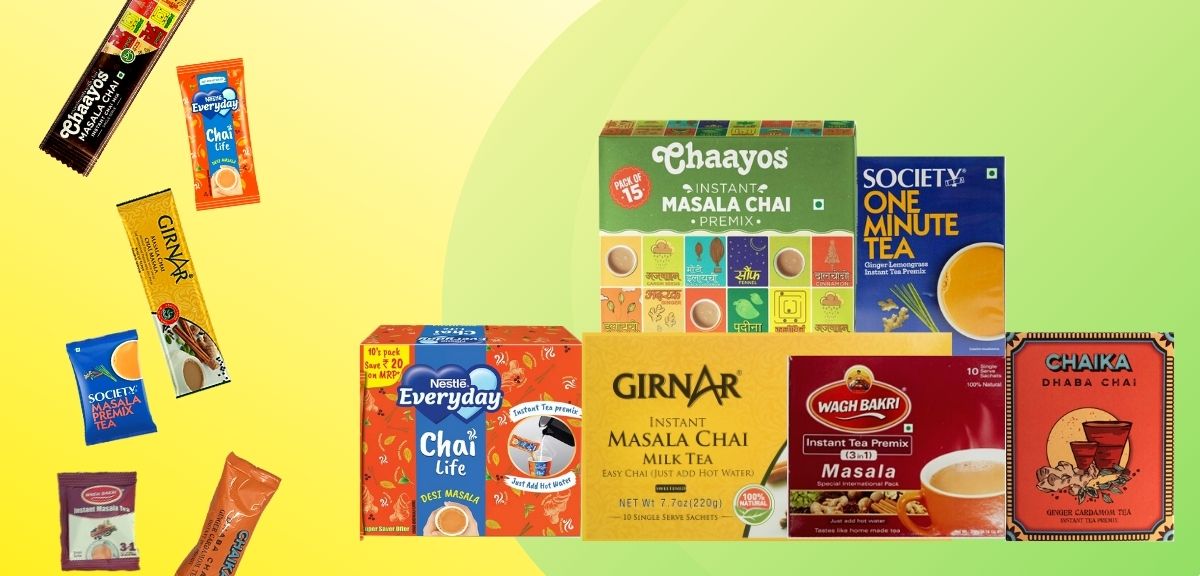 भारत में बेस्ट इंस्टेंट मसाला चाय प्रीमिक्स ब्रांड