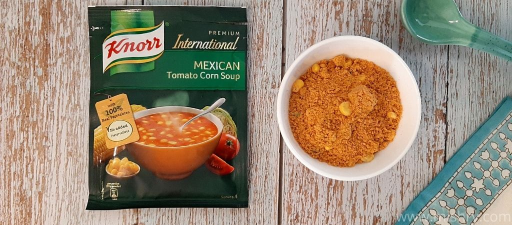 मेक्सिकन टोमैटो कॉर्न सूप की सामग्री
