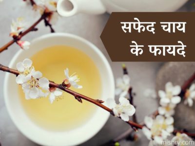 सफेद चाय के फायदे, पौष्टिक आहार, विधि और नुकसान